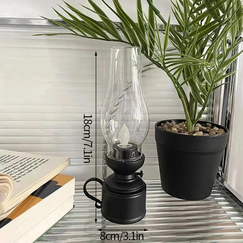 Lampe Bougie Rétro Sans Flamme Décoration Intérieure