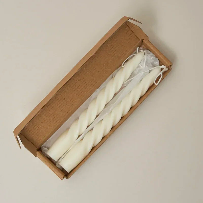 Bougies en spirale 2 pièces