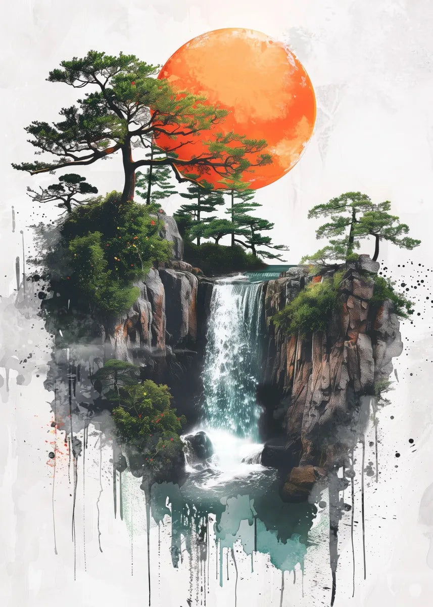 Tableau Moderne Art Asie