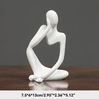 Statue abstraite du Penseur