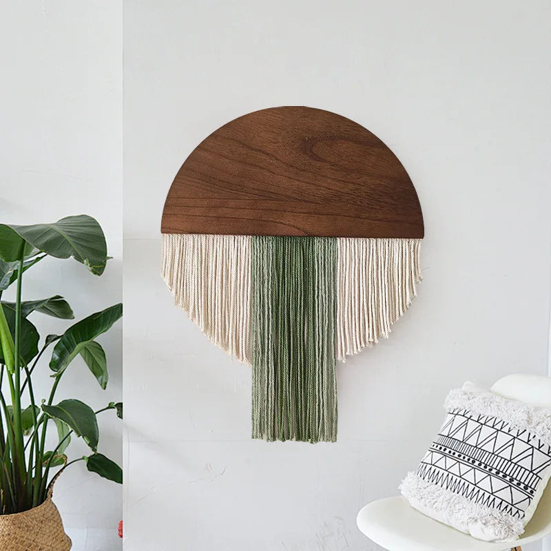 Macramé Tapisserie Murale Rond