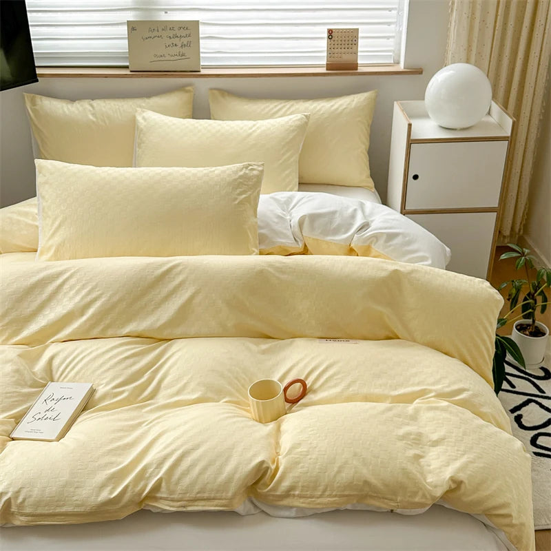 Parure Housse de Couette en Jacquard