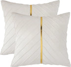 Housse de coussin flocon de neige en velours