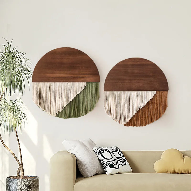 Macramé Tapisserie Murale Rond