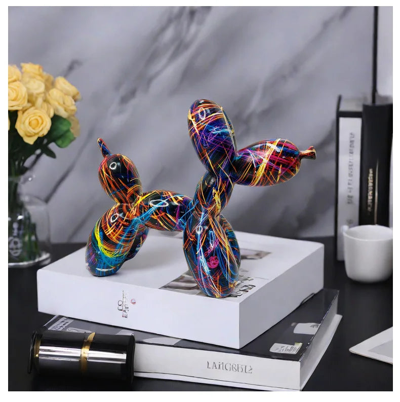 Figurine Chien Ballon Colorée