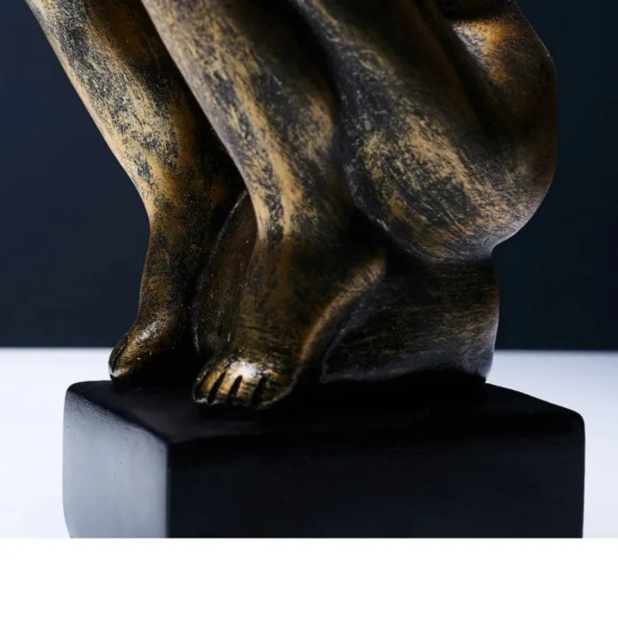 Sculpture d'art corporel Humain