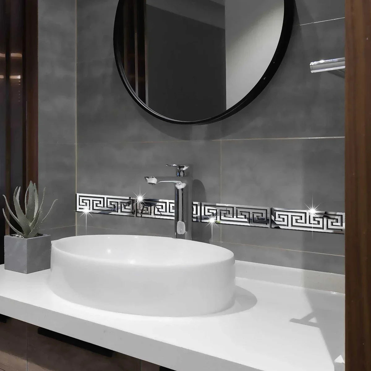 Autocollant Mural Décoratif miroir