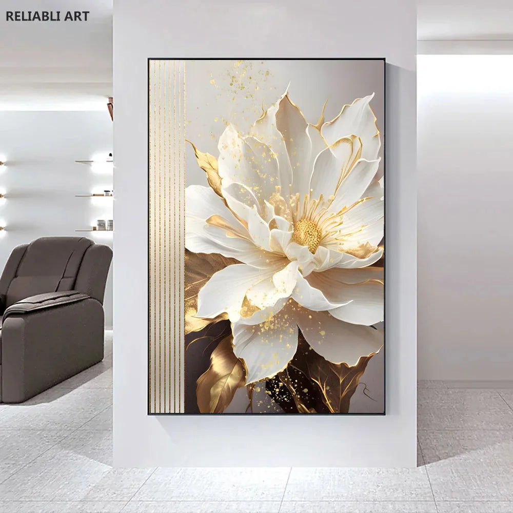 Tableau Moderne Art Fleur
