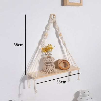 Étagères Murales en Macramé