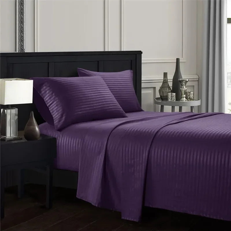 Parure de Draps à Rayure