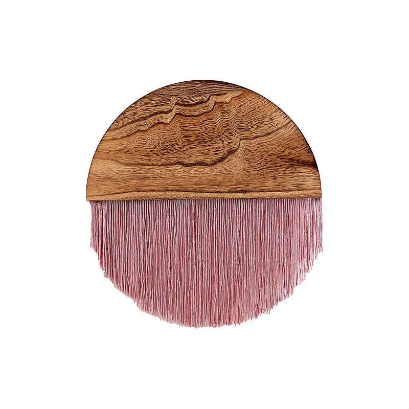 Décoration Murale Demi-Cercle en Macramé