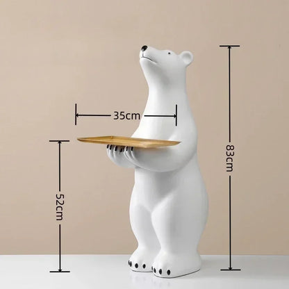 Grande Sculpture d'Ours