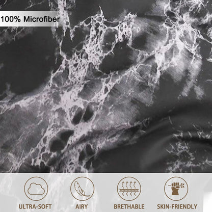 Parure Housse de Couette Motif Marbre