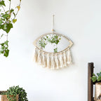 Miroir Décoratif Mural Macramé