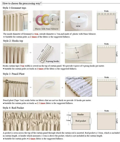 Rideaux Salon - Chambre