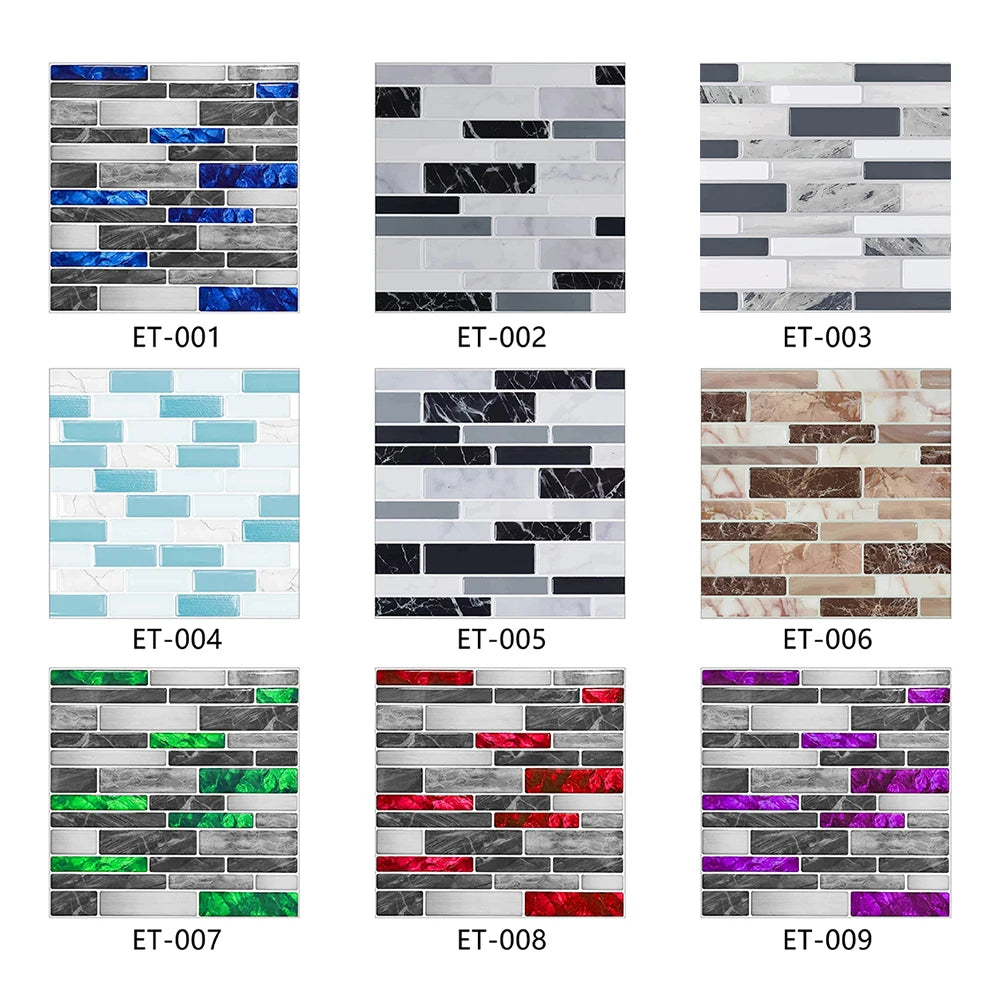 Revêtement Autocollant Mural Décoratif Mosaïque