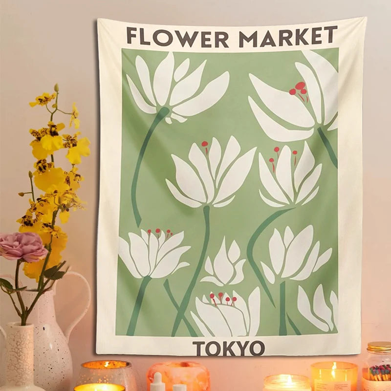 Tenture Murale Fleur