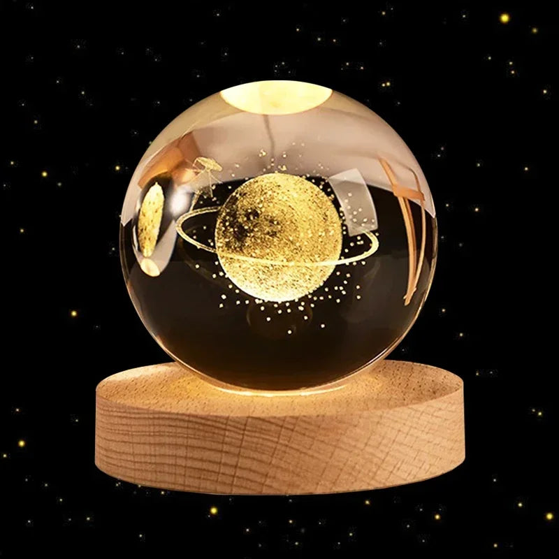 Boule de Cristal 3D Décoration Intérieure