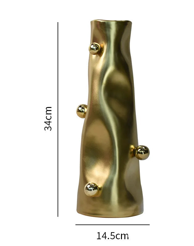 Vase en Résine Géométrique