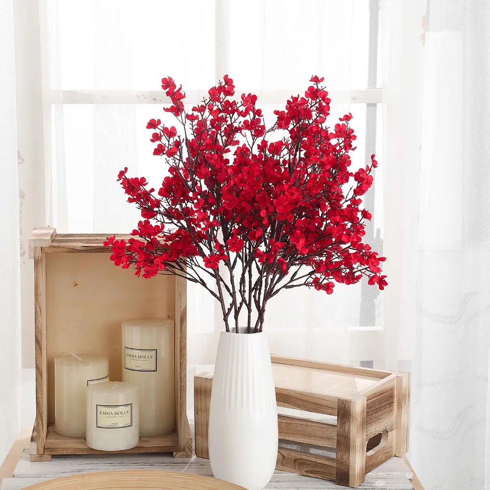 Fleur Artificielle Gypsophile en Soie