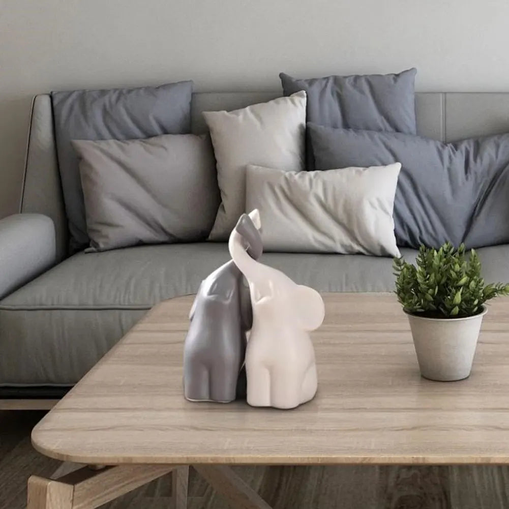 Figurine Eléphant en Céramique