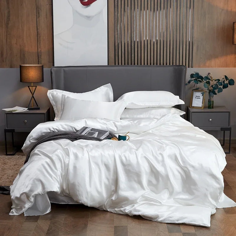 Parure Housse de Couette en Satin