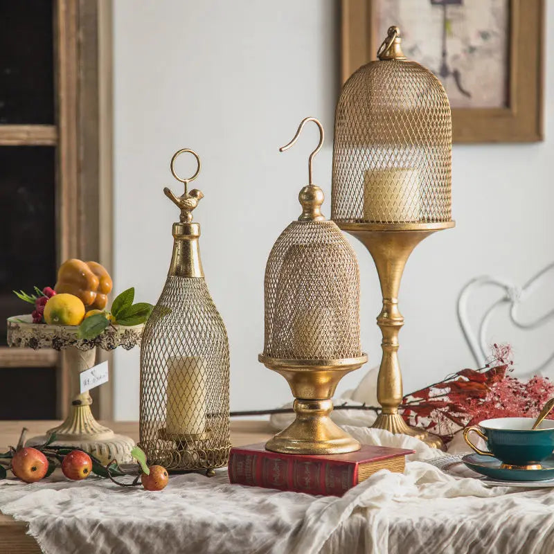 Bougeoir  Européen Rétro en fer