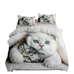 Parure Housse de Couette Motif Chats