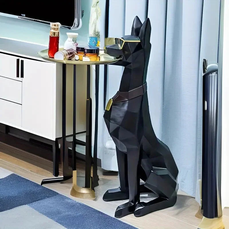 Statue Doberman en Résine