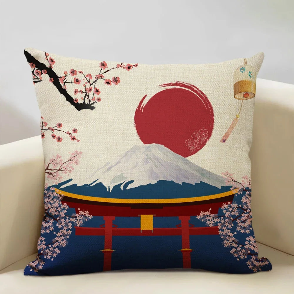Housse de Coussin Japon