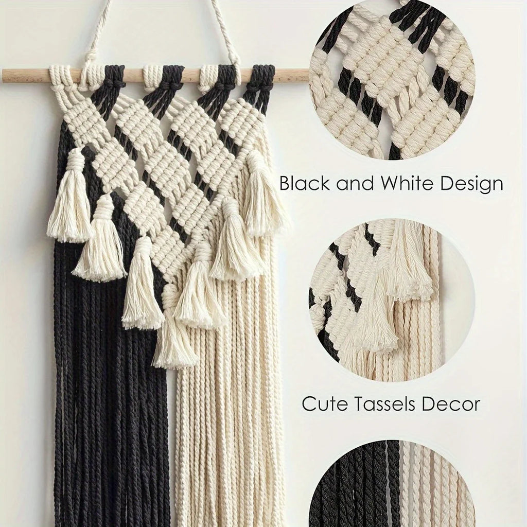 Macramé Mural Tissé