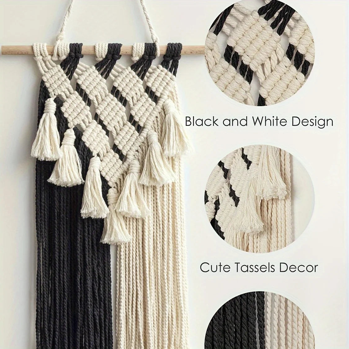 Macramé Mural Tissé