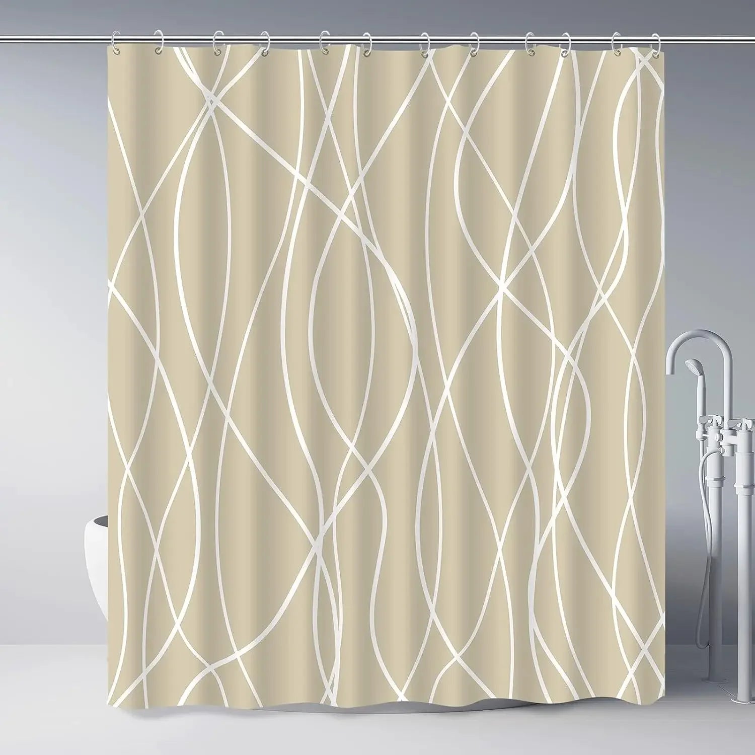 Rideau de Douche en Tissu