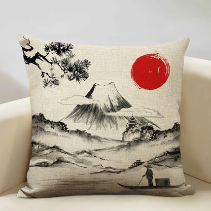 Housse de Coussin Japon