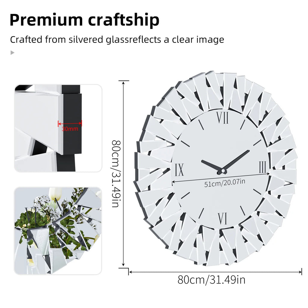 Grande Horloge murale moderne
