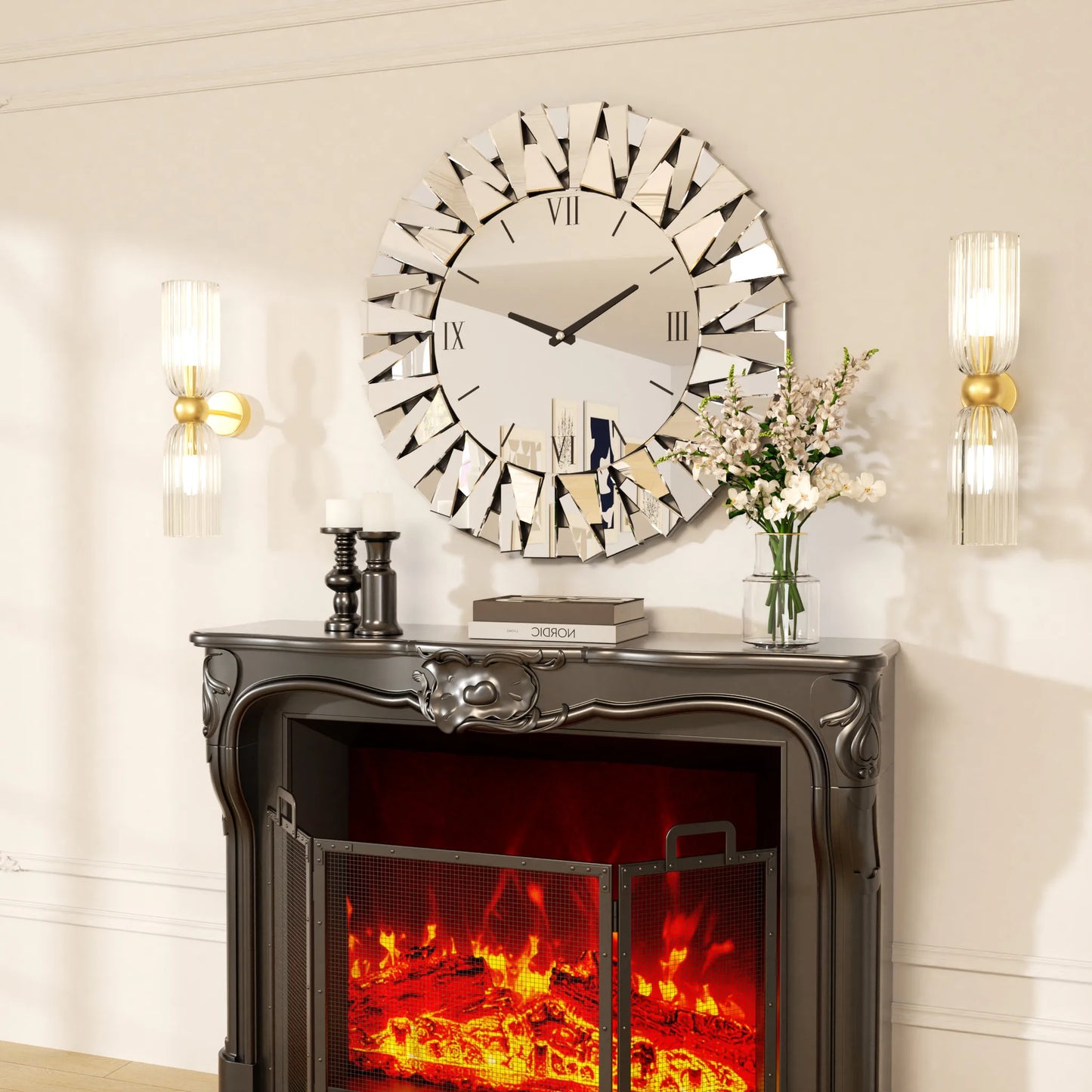 Grande Horloge Murale Moderne