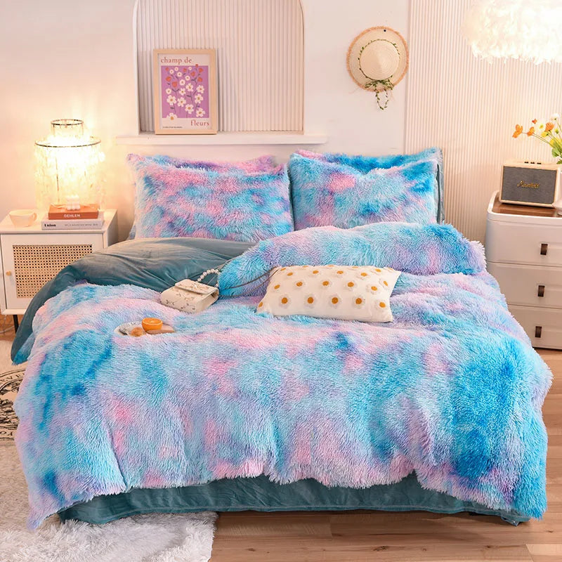 Parure Housse de Couette en Velours