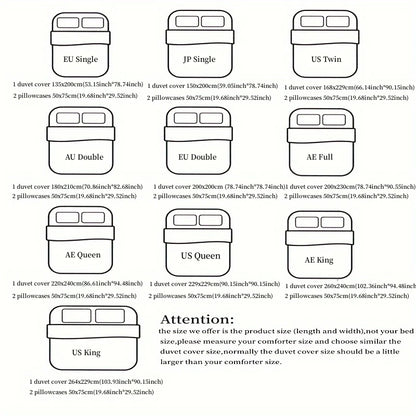 Parure Housse de Couette en Satin