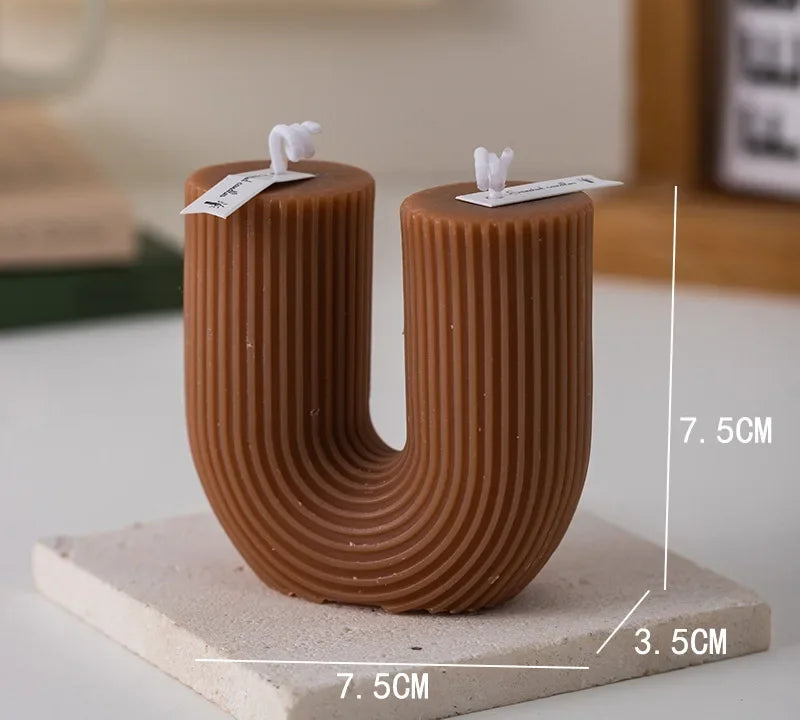 Bougie Parfumée en forme de U