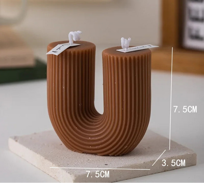 Bougie Parfumée en forme de U