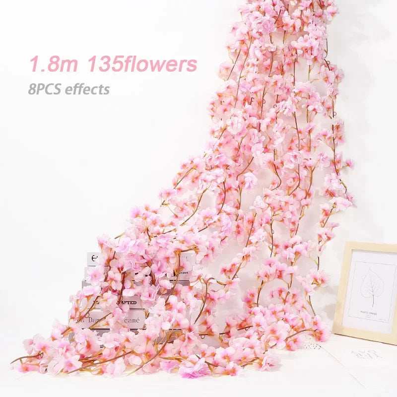 Fleur Artificielle Guirlande de Cerisier