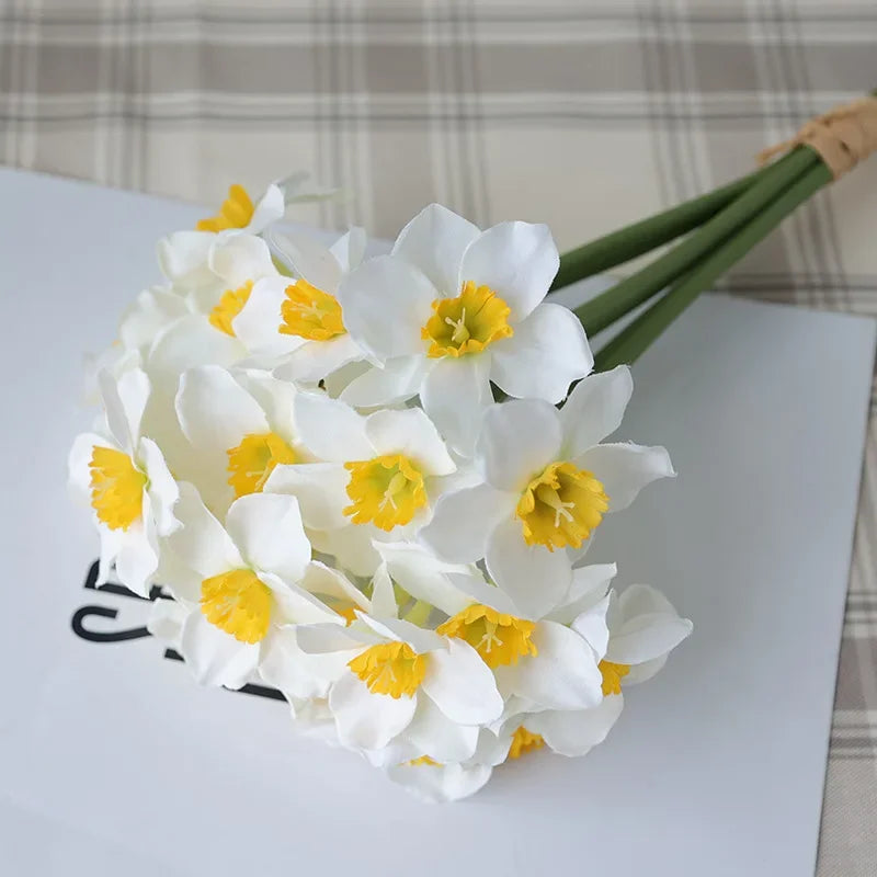 Fleur Artificielle Narcisse en Soie