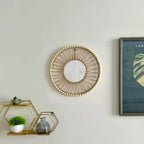 Miroir Décoratif Nordique Tissé à la Main
