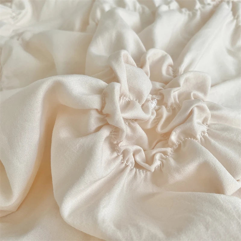 Parure de Lit à Fleurs Torsadées