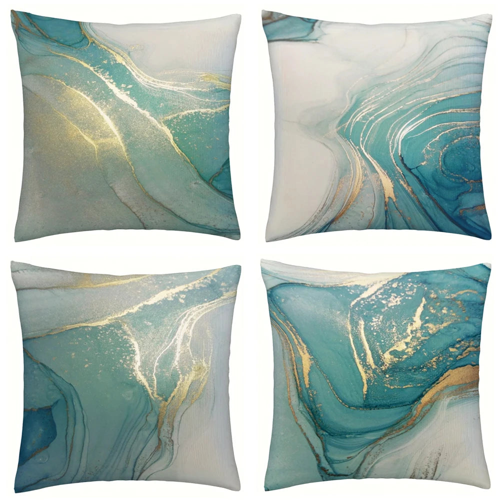 Housse de Coussin Marbre abstrait