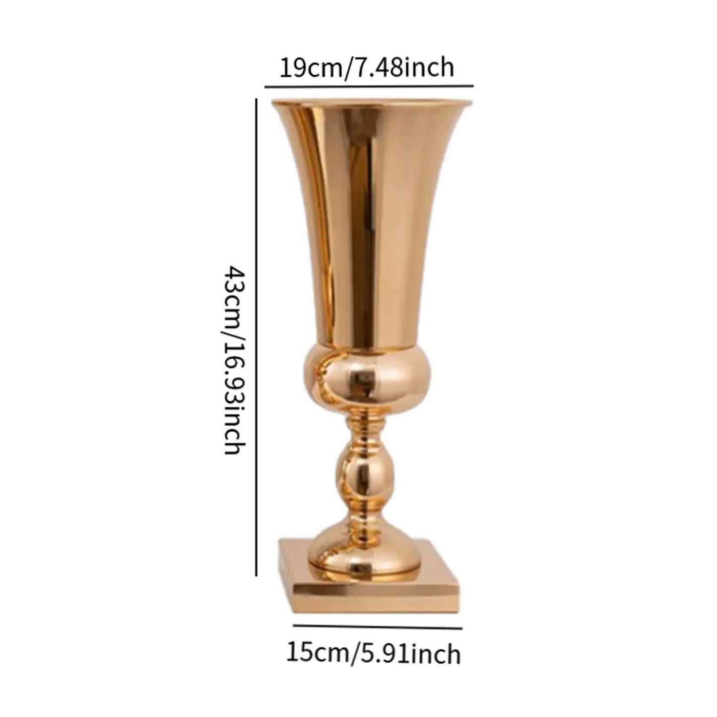 Vase en Métal Elégant