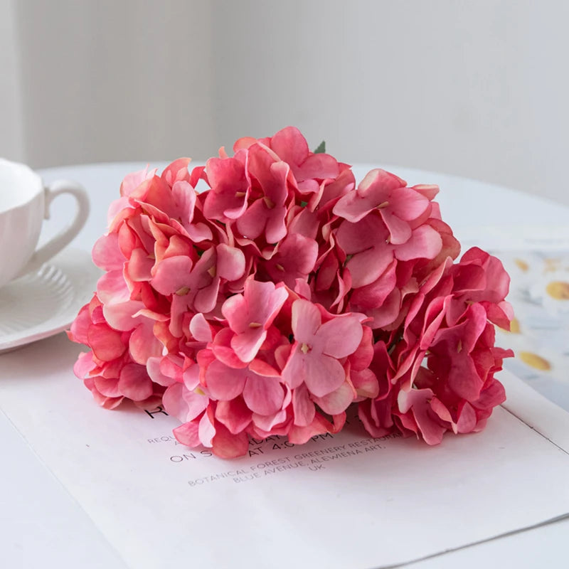 Fleur Artificielle Hortensia en Soie