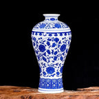 Vase en Porcelaine Bleu et Blanc de Jingdezhen