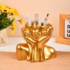 Vase en Résine Visage Femme