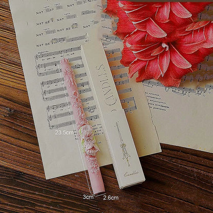 Bougie Romantique en Relief